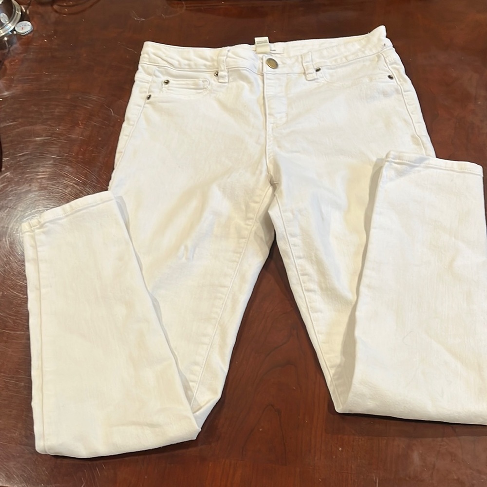 White skinny Jeans